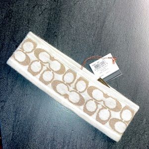 Coach winter knit headband/earwarmer